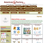 Tablet Screenshot of americangiftfactory.com